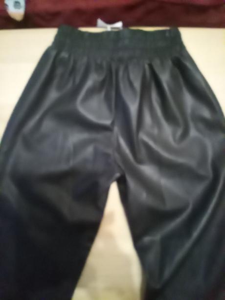 Koženkové kalhoty bershka xs, bershka,xs