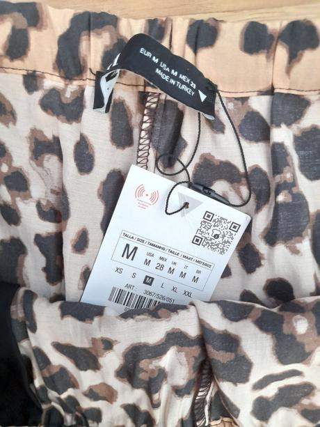 Kalhoty leopard zara - vel. m, zara,m