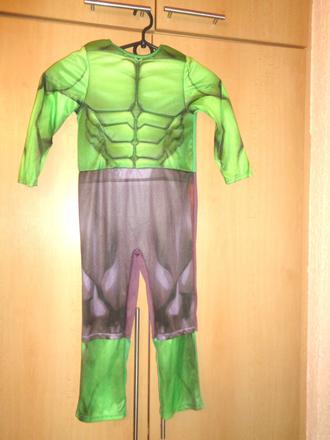 Karneval - overal hulk + maska na obličej-5-6 let,