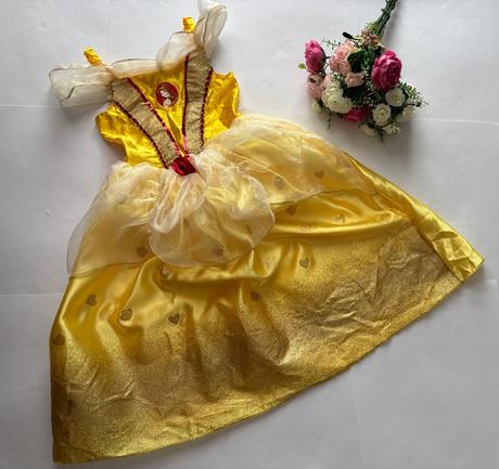 An26/ kostým kráska bell - v.5/6 let zn. disney, 