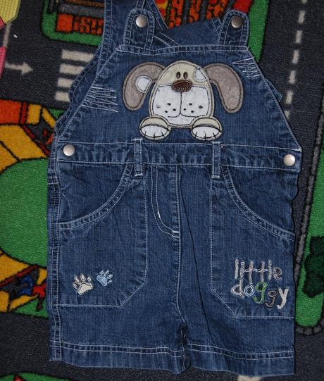 Laclové kratasky s pejskem, baby,86