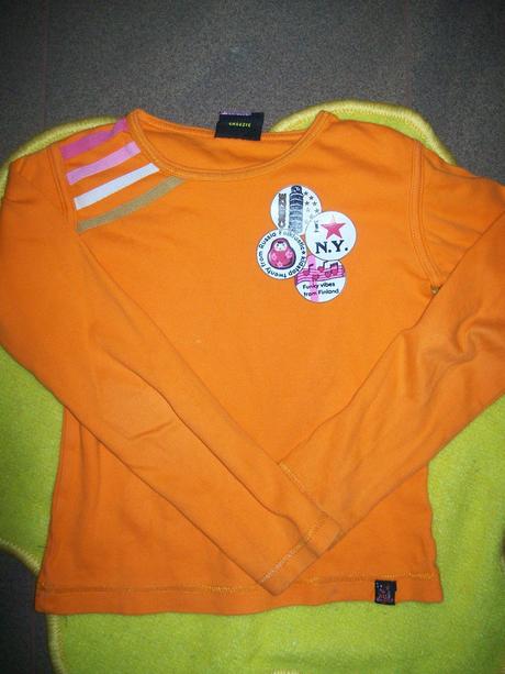 Triko s dlouhým rukávem, 128