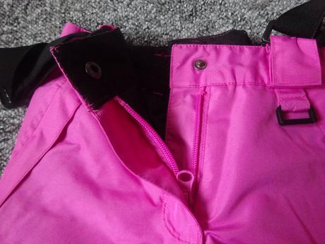 Lyžařské kalhoty sytě růžové, vel. 86/92, lupilu,86