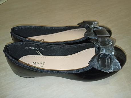 Černé elegantní balerínky 35/36, 36