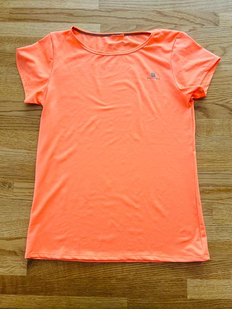 Funkční triko oranžové decathlon vel. 140/146, domyos,140