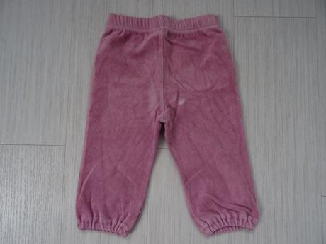 Dívčí sametové tepláky zn. c&a vel. 74, c&a,74