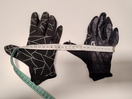 Dlouhé cyklistické rukavice scott vel. xs iii, scott,140