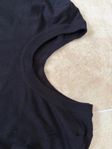 Dlouhé pletené šaty h&m, velikost xs, černé, h&m,xs