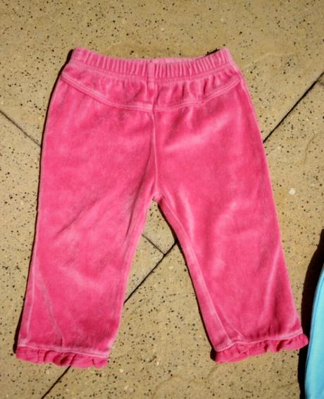 Tepláky / tepláčky růžové sametové, cherokee,74