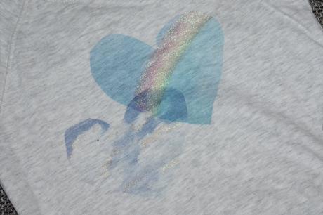 Melírová mikina next se srdíčky, kol 2016, 128, next,128