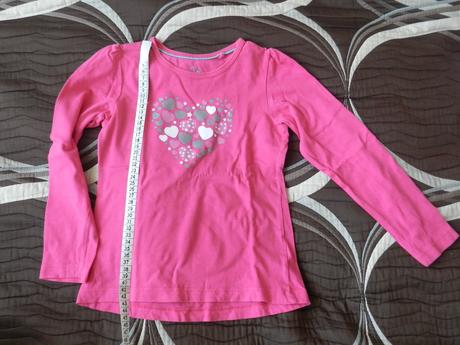 Triko dlouhý rukáv srdíčka, lupilu,116