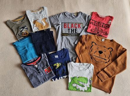 Chlapecký mix 122/128 (roláky, trička, mikinka), 122–134