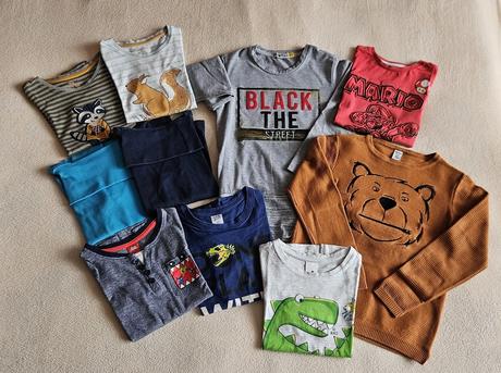 Chlapecký mix 122/128 (roláky, trička, mikinka), 122–134