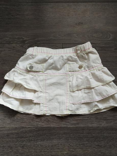 Džínová sukně s volánky, 98