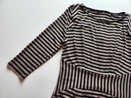 Pruhované šaty s 3/4 rukávem vel. 36 / s, marks & spencer,s