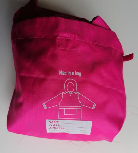 Malinová větrovka s kapucí vel 140 - 146, 140