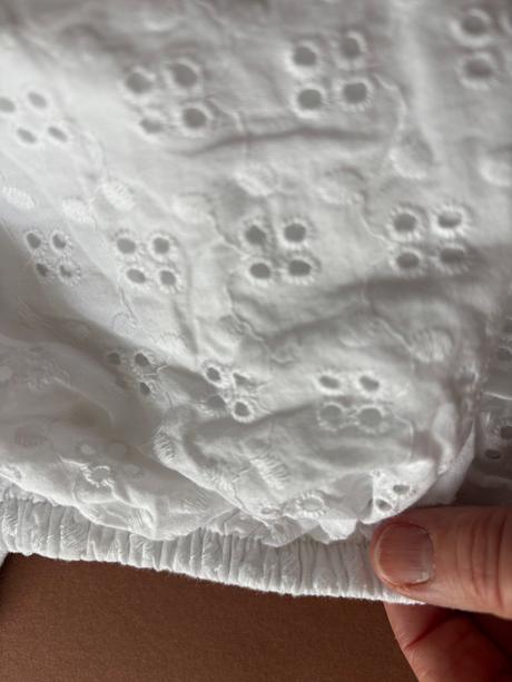 Top letní s madeirou vyšíváním - v.12/13 let, primark,158