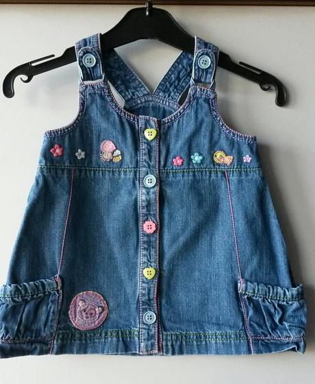 Džínové šatičky next vel. 3-6 m, next,68