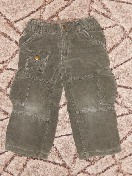 Podšité/vyteplené manžestráky, palomino,92