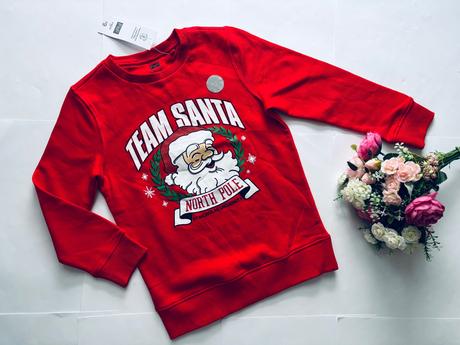 D79/ mikina vánoční - v.7/8 let, 128