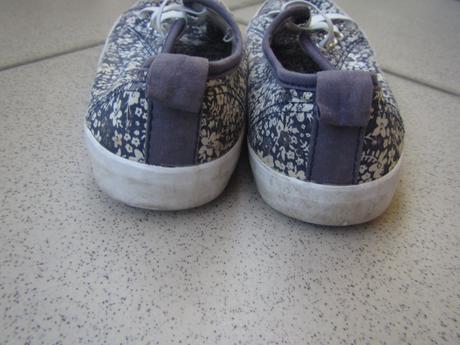 Lehké plátenné tenisky-kvítkové,31, h&m,31