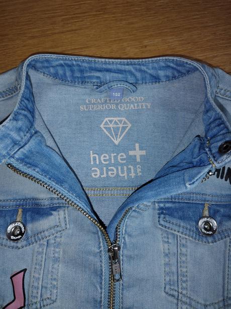 Dívčí strečová stylová riflová bunda c&a 152, c&a,152