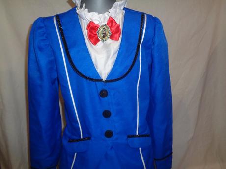 Karneval - kostým mary poppins - 9-10 let,