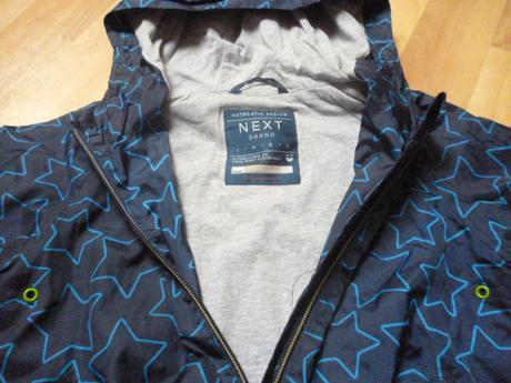 Hvězdičková šustáková bunda vel. 2-3, next,98