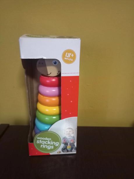 Dřevěné skládací kroužky, 