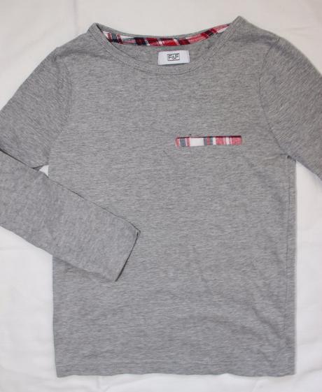 Ak34. tričko s falešnou kapsičkou 6-7 let, f&f,122