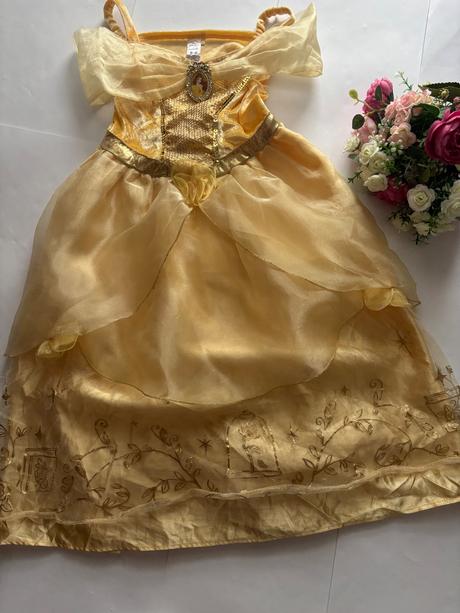 St1/ kostým kráska bell - v.5/6 let zn. disney, 