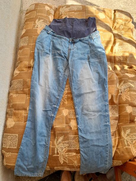 Těhotenské rifle, džíny esprit maternity, kalhoty, esprit,xxl