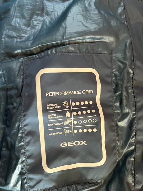 Péřový kabátek geox, geox,xs