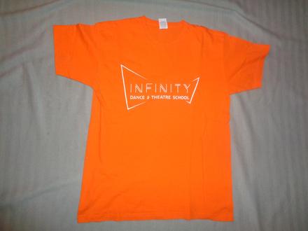 Oranžové bavlněné tričko, 152