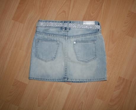 Riflová, džínová sukně, h&m,122