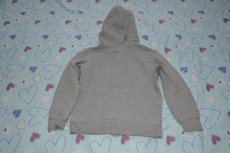 110 116 šedá mikina mikča, h&m,116