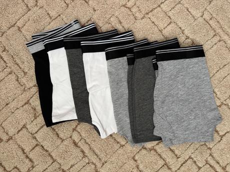 Balíček boxerek, primark,140