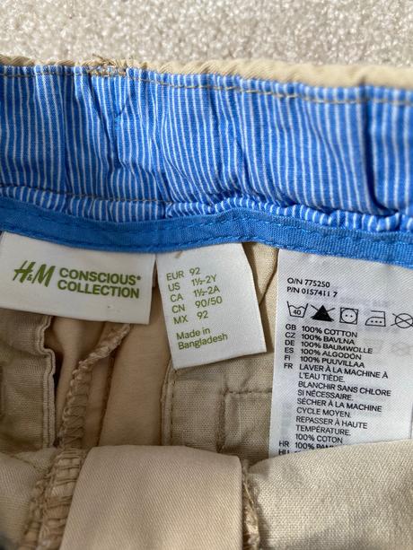 Klučičí kratasy na parádu, h&m,92