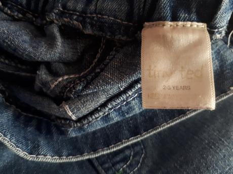 Dětské džínové kraťasy, šortky, vel.110, tiny ted, tiny ted,110