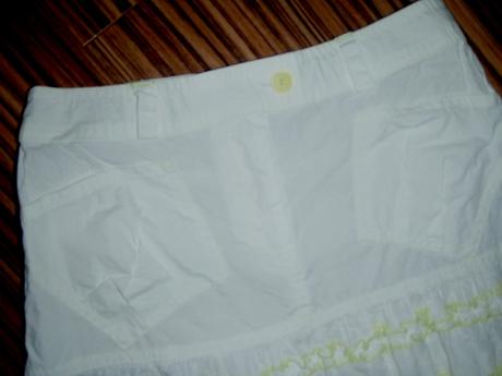 Luxusní bílolimetková sukýnka, 134