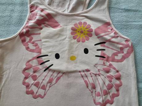 2 x tílko, vel 122/128, top stav, ham, aqua marine, h&m,122