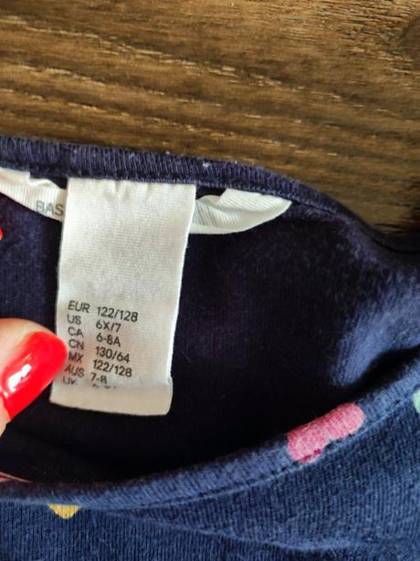 Šaty vel. 122-128, h&m,122