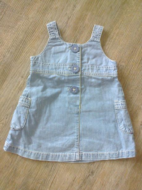 Džínové šaty, next,74