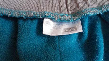 Vyteplené (zateplené) zimní kalhoty, vel.68, ergee, ergee,68