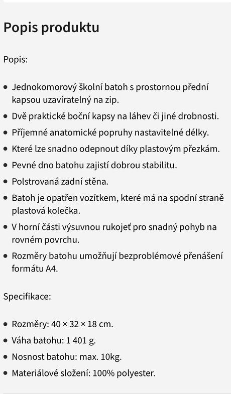 Batoh na kolečkách, 