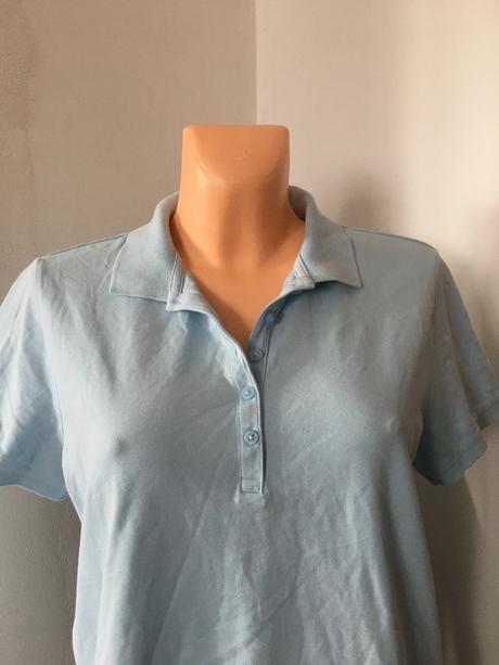 Modrá dámská polokošile, 42