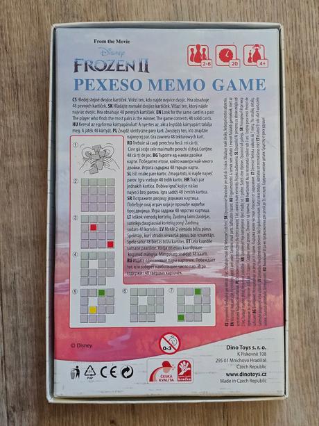 Pexeso frozen ii, 