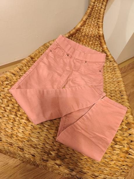 Starorůžové džegíny slimky, takko,140