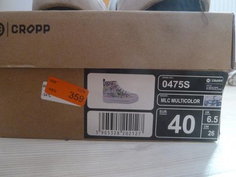 Barevné tenisky, 40