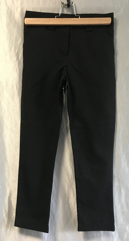 Vel. 128 černé dívčí společenské kalhoty, george,128